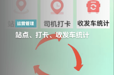 站点、打卡、收发车统计